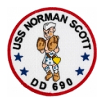 USS Norman Scott DD-690 Ship Patch