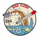 USS Cusk SSG-348 Patch