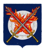 Army 55th Infantry Regiment Patch (Flaming Swords)