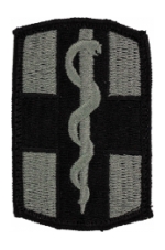 1st Medical Brigade Patch Foliage Green (With Hook Fastener)