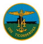 USS Ticonderoga CV-14 Ship Patch