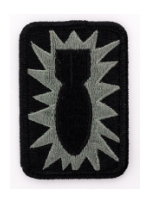 52nd Ordnance Group Patch Foliage Green (With Hook Fastener)