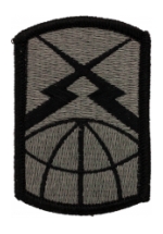 160th Signal Brigade Patch Foliage Green (Velcro Backed)