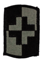 4th Medical Brigade Patch Foliage Green (With Hook Fastener)