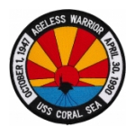 USS Coral Sea  CV-43 Ageless Warrior Ship Patch