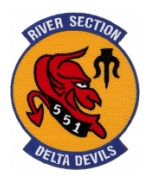 River Section 551 Delta Devils Patch