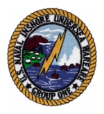 US Naval Inshore Undersea Warfare Group One Patch