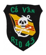 River Interdection Detactment Co Van Rio 43 Patch