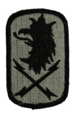 22nd Signal Brigade Patch Foliage Green (Velcro Backed)