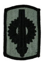 130th Field Artillery Brigade Patch Foliage Green (Velcro Backed)