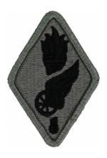 Transportation School Patch Foliage Green (Velcro Backed)