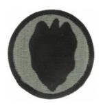 24th Infantry Division Patch Foliage Green (With Hook Fastener)