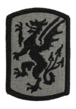 415th Chemical Brigade Patch Foliage Green (Velcro Backed)
