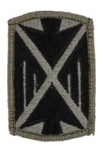 10th Air Defense Artillery Patch Foliage Green (With Hook Fastener)