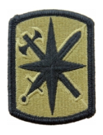 14th Military Police Brigade Scorpion / OCP Patch With Hook Fastener