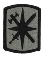 14th Military Police Brigade Patch Foliage Green (Velcro Backed)