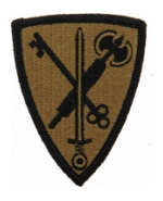42nd Military Police Brigade Scorpion / OCP Patch With Hook Fastener