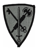 42nd Military Police Patch Foliage Green (With Hook Fastener)