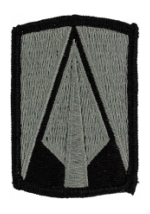 177th Armored Brigade Patch Foliage Green (Velcro Backed)