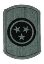 30th Armored Brigade Patch Foliage Green (Velcro Backed)