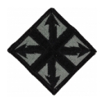 142nd Signal Brigade Patch Foliage Green (Velcro Backed)