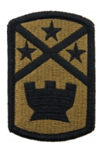 194th Engineer Brigade Scorpion / OCP Patch With Hook Fastener