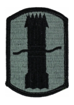 197th Field Artillery Brigade Patch Foliage Green (Velcro Backed)