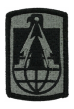 11th Signal Brigade Patch Foliage Green (With Hook Fastener)
