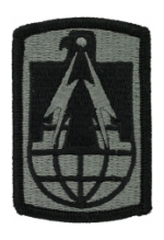 11th Signal Brigade Patch Foliage Green (Velcro Backed)