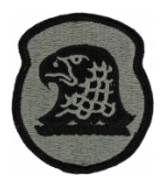 Iowa National Guard Headquarters Patch Foliage Green (Velcro Backed)