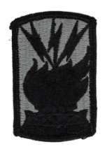 187th Signal Brigade Patch Foliage Green (Velcro Backed)