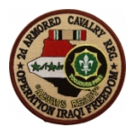 2nd Armored Cavalry Regiment Operation Iraqi Freedom Patch