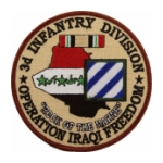 3rd Infantry Division Operation Iraqi Freedom Patch