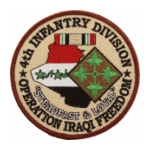 4th Infantry Division Operation Iraqi Freedom Patch