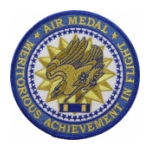 Air Medal with Ribbon Patch