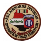 82nd Airborne Division Operation Iraqi Freedom Patch