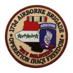 173rd Airborne Brigade Operation Iraqi Freedom Patch