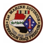 1st Marine Division Operation Iraqi Freedom Patch