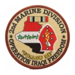 2nd Marine Division Operation Iraqi Freedom Patch