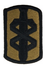 18th Medical Brigade Scorpion / OCP Patch With Hook Fastener