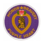 Purple Heart Honor Bravery Patch