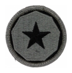 9th Support Command Patch Foliage Green (With Hook Fastener)