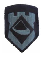 111th Engineer Brigade Patch Foliage Green (Velcro Backed)