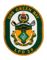 USS Green Bay LPD-20 Ship Patch
