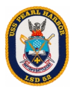 USS Pearl Harbor LSD-52 Ship Patch