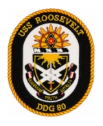 USS Roosevelt DDG-80 Ship Patch