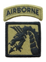 18th Airborne Corps Scorpion / OCP Patch With Hook Fastener