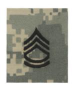 Army Sergeant 1st Class Rank (Sew On) (Digital All Terrain)