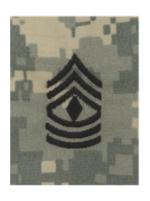 Army 1st Sergeant Rank (Sew On) (Digital All Terrain)