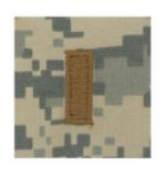 Army 2nd Lieutenant Rank (Sew On) (Digital All Terrain)